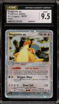 Pokemon Dragonite ex EX Dragon Holo Ultra Rare #90 CGC 9.5 - Image 1