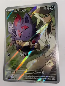 N’s Zorua #189 Promo – Pokemon Scarlet & Violet – Near Mint – Black Star - Image 3