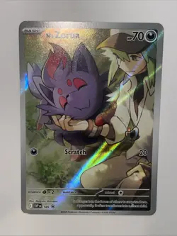 N’s Zorua #189 Promo – Pokemon Scarlet & Violet – Near Mint – Black Star - Image 4