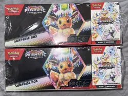 Pokemon Prismatic Evolutions Surprise Box + Booster Bundle Sams Club Sealed (2) - Image 1