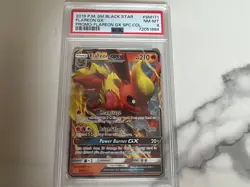 2019 POKEMON SM BLACK STAR PROMO FLAREON GX SPECIAL COLLECTION #SM171 PSA 8 - Image 1