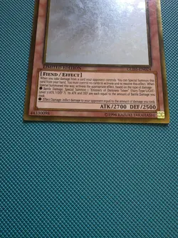 Gorz the Emissary of Darkness GLD5-EN024 Ghost/Gold Rare Limited Ed Yu-Gi-Oh - Image 3