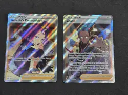Full Art Pokemon Card lot (x2) - Acerolas Premonition Tg24 - Grant 185 - Image 1