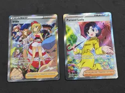 Full Art Pokemon Card lot (x2) - Parasol Lady 238 - Irida Gg63 - Image 1
