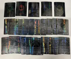 25 Cards: Complete Set Compleat Mythic Oil Slick Foil Raised ONE MTG 20 +5 lands - Image 1