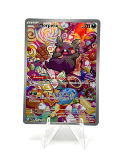 Pokemon Morpeko (Illustration Rare) Scarlet & Violet Paradox Rift 206/182 - Image 1