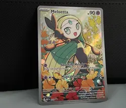 Meloetta MEP 026 Full Art Black Star Promo Mega Evolution Pokemon TCG NM - Image 1