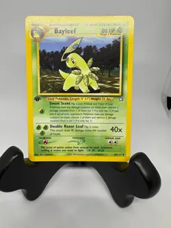 Pokemon TCG Bayleef 29/111 Neo Genesis 1st Edition Vintage LP Good Condition - Image 1