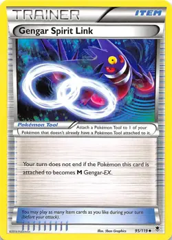 Gengar Spirit Link 95/119 XY Phantom Forces Pokemon 006233 - Image 1