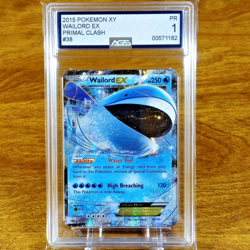 Pokemon XY Primal Clash Wailord EX 38/160 AGS PR 1 Full Holo Rare 2015 - Image 1