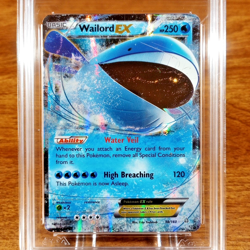 Pokemon XY Primal Clash Wailord EX 38/160 AGS PR 1 Full Holo Rare 2015 - Image 2
