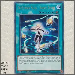 Sky Striker Mecha - Hornet Drones - JUSH-EN053 - Rare 1st Edition Yugioh - Image 1