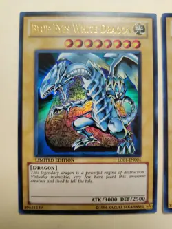 2x Blue-Eyes White Dragon LC01-EN004 Limited Edition LP - Image 3