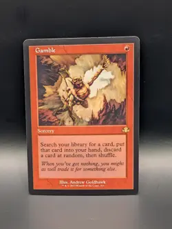 MTG - Gamble - RETRO FRAME - Sorcery - DMR #321 - Rare - Image 1