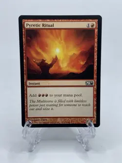 Pyretic Ritual - M11 Core Set 2011 - MTG - COM - Magic The Gathering - Image 1