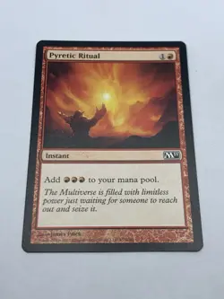 Pyretic Ritual - M11 Core Set 2011 - MTG - COM - Magic The Gathering - Image 2