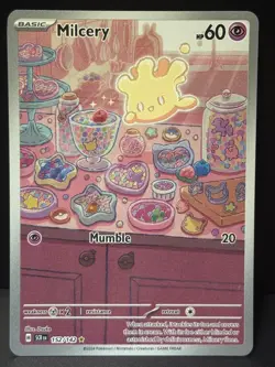 Milcery 152/142 SV Stellar Crown Illustration Rare Holo Pokemon Card AA9 NM1 - Image 1