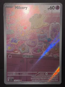Milcery 152/142 SV Stellar Crown Illustration Rare Holo Pokemon Card AA9 NM1 - Image 2
