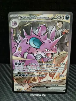Cartes Pokemon : NIDOKING EX Full Art 233/182 - Rivalites Destinees - FR 🇨🇵 - Image 1