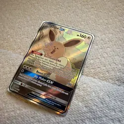 Pokemon TCG Eevee GX SM233 Full Art Promo Black Star Ultra Rare Holo NM - Image 2