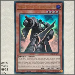 Ancient Gear Commander - MP25-EN179 - Ultra Rare 1st Edition Yugioh - Image 1