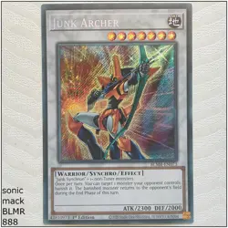 Junk Archer - BLMR-EN073 - Secret Rare 1st Edition Yugioh - Image 1