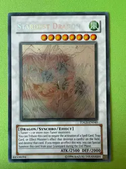 Stardust Dragon TDGS-EN040 Ghost Rare Unlimited Edition LP Yu-Gi-Oh! YUGIOH - Image 1