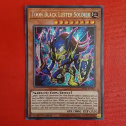 Yugioh Toon Black Luster Soldier BLCR-EN065 1st Edition - Image 1