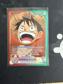 One Piece TCG - Carrying On His Will - Monkey.D.Luffy Leader Alt Art OP13-001 - Image 1