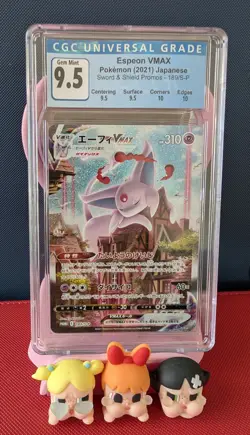 Pokemon Card Espeon VMAX Eevee Heroes JPN Alt Art Promo 189/S-P - Image 1