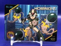 Homing T Mega Man Megaman X No.36 Card Bandai 1995 Japanese - Image 1