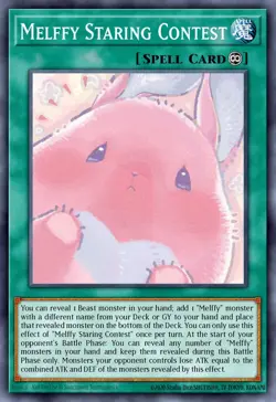 Melffy Staring Contest - POTE-EN063 Super Rare | Yu-Gi-Oh! Card - Image 1