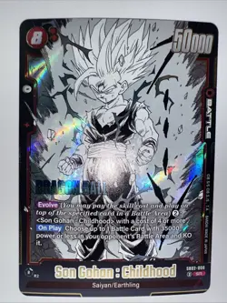 Son Gohan : Childhood SB02-008 Manga Booster 02-Dragon Ball Card English Fusion - Image 1