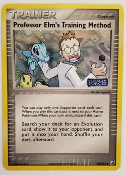 Professor Elm's Training Method 148/165 Stamped Unseen Forces Holo Card Pokemon - Image 1