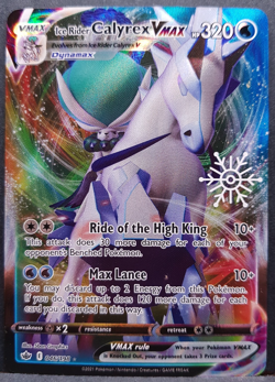 Ice Rider Calyrex VMAX 046/198 Chilling Reign Stamp Pokemon Pokemon Card ENG NM - Image 1