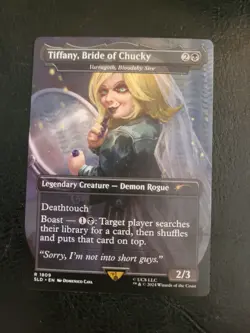 MTG Tiffany, Bride of Chucky SLD 1809 Secret Lair Varragoth MTG Rare Magic LP - Image 1