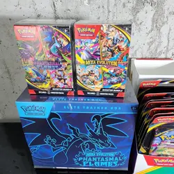 Pokemon TCG Phantasmal Flames & Mega Evolution Booster Bundle Lot Sealed - Image 3