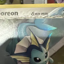 Pokemon EX Delta Species Vaporeon Holo Rare 18/113 NEAR MINT - Image 3