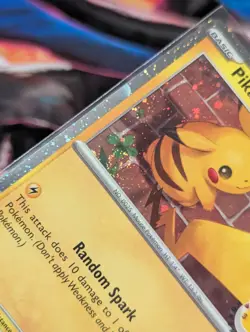Pokemon Day - Pikachu 051 /162 Stamped 2026 Promo NM/M and coin. Swirl. - Image 2