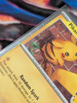 Pokemon Day - Pikachu 051 /162 Stamped 2026 Promo NM/M and coin. Swirl. - Image 3