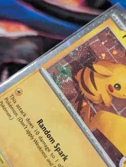 Pokemon Day - Pikachu 051 /162 Stamped 2026 Promo NM/M and coin. Swirl. - Image 4