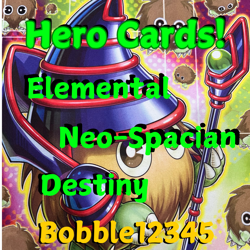 Yu Gi Oh Hero Cards - Elemental Neo Spacian Destiny - Image 1