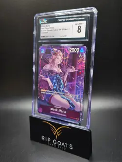 2024 One Piece Black Maria ST04-011 Bandai Games Fest Promo CGC 8 NM/MT - Image 1