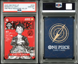 PSA 10 Monkey D Luffy ST21-014 ONE PIECE Magazine Promo 2025 Jump Japanese - Image 1