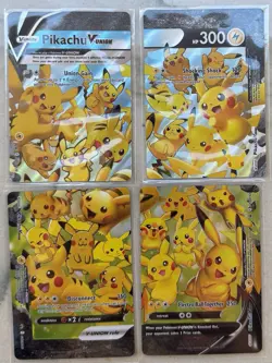 Pikachu V-Union SWSH139-142 Pokemon Celebrations Promo 4 Card Set Mint Near Mint - Image 1
