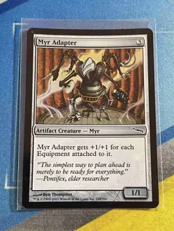 Magic the Gathering MTG Mirrodin MYR ADAPTER Foil - Image 1