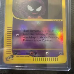 Gastly 109/165 Expedition Base Set Reverse Holo Rare Pokemon TCG Nintendo MP+ - Image 3