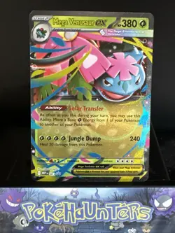 Pokemon Card Mega Venusaur ex MEP013 Mega Evolution Promo Double Rare NM - Image 1