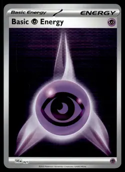 PSYCHIC ENERGY [HOLO] - SVE 021 - BLACK BOLT BLK HOLO ENGLISH - NM - Image 1