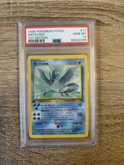 PSA 10 1st Edition Articuno Fossil - (17/62) GEM MINT 1999 Pokemon First Edition - Image 1